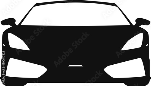 car silhouette vector