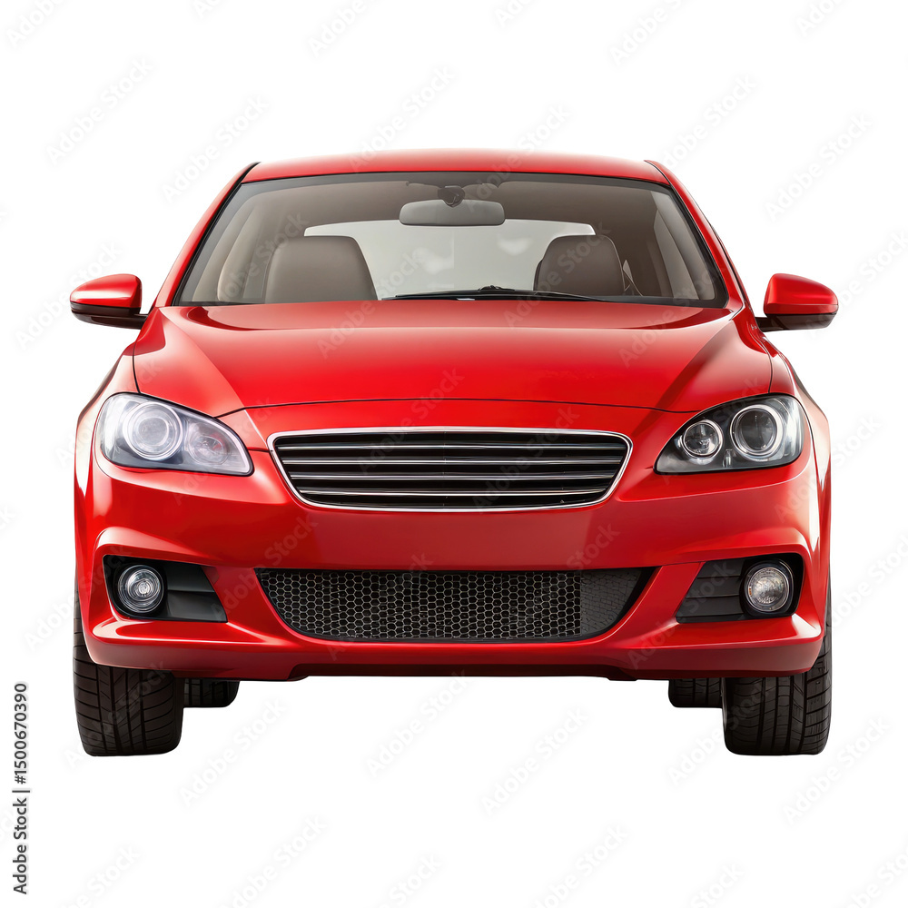 red car front view red car front view