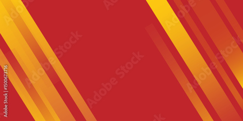 Fresh orange red abstract background geometry shine and layer element vector for presentation design. Suit for business, corporate, institution, party, festive, seminar, and talks.