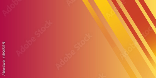 Fresh orange red abstract background geometry shine and layer element vector for presentation design. Suit for business, corporate, institution, party, festive, seminar, and talks.