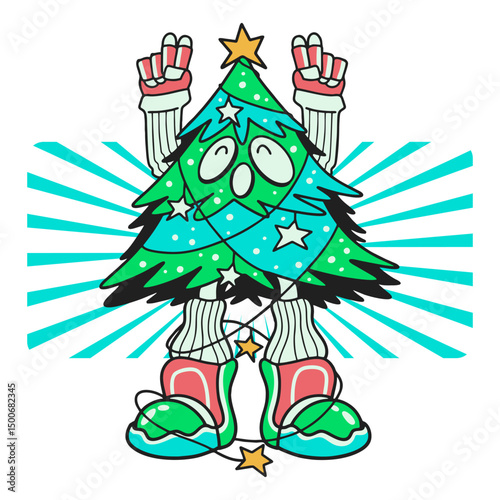 Y2K Streetwear. Y2K Clothing. Y2K Apparel. Y2K Design. Streetwear Design. Streetwear T-shirt Design.
T-shirt Design Christmas. Christmas Cartoon Character. Vector Cartoon.