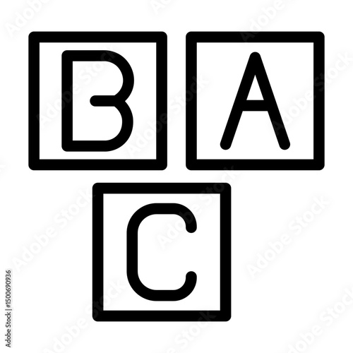 abc line icon