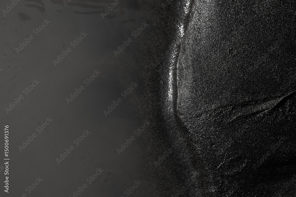 Fototapeta premium dark wed mud texture background