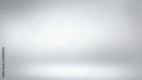 Abstract silver foil background with metal mirror texture, chrome gradient, smooth reflective surface, soft light, modern minimalist style, elegant and clean design
