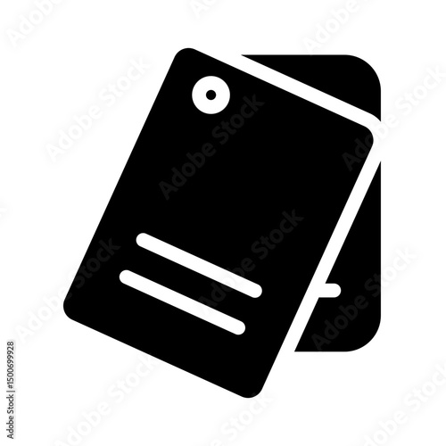 flash card glyph icon