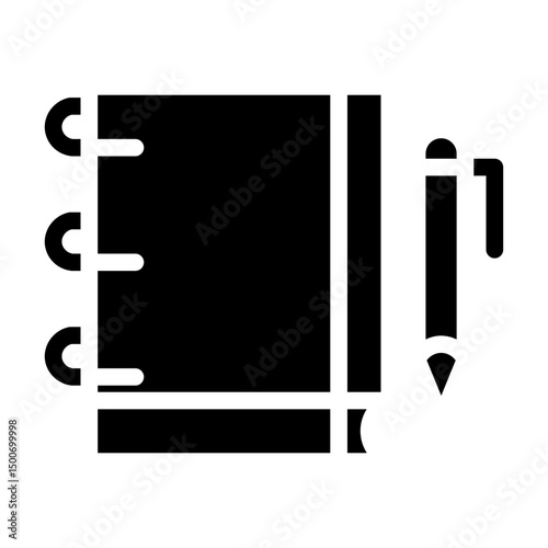 study glyph icon
