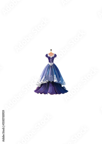  in a classically decorated room. 1 mini skirt for young girls, light pink, tigon flowers on the skirt, blue border. 2 dresses, 1 pink, 1 red, on the dress there are many piggy and snake motifs.

