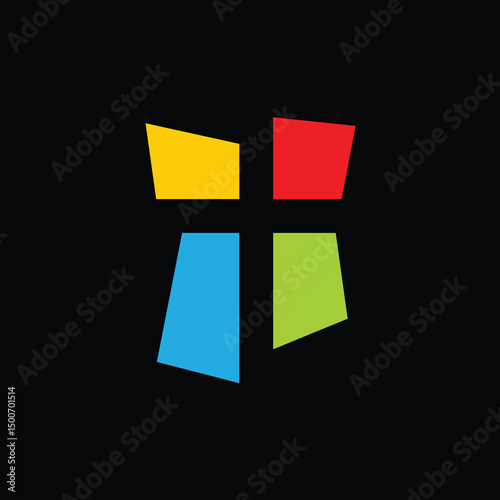 Church vector logo symbol graphic abstract template
