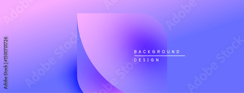 Abstract gradient background. Purple, blue hues blend smoothly. Minimalist design with text overlaybackground, design. Modern aesthetic.