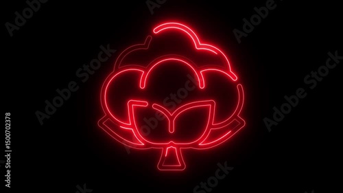 Glowing 3D golden female symbol and red heart glittering with fire and love design
