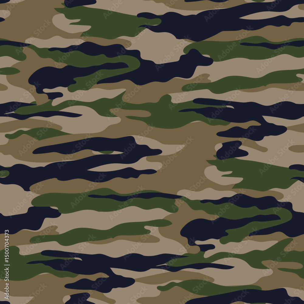 camouflage seamless pattern on background