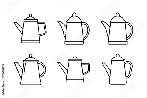 Clean Style Watering Can Illustration