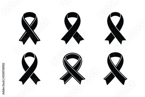 Elegant Vector of Award Ribbon Emblem