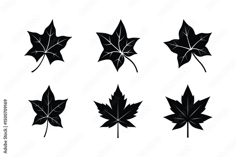Obraz premium Clean Vector of Ivy Leaf Emblem