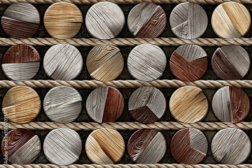 Fototapeta Naklejka Na Ścianę i Meble -  Home decorative 3d elevation wall tiles design, Seamless Ceramic Tiles Designs, Seamless Ceramic Wall tiles design Natural Stone Bricks wallpaper design Home decorative 3d elevation Background.