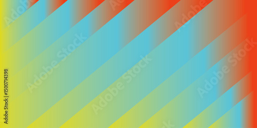  Abstract background of lines in shades of colorful .Vector abstract graphic design banner pattern. Gradient transitions to blend the hues seamlessly.