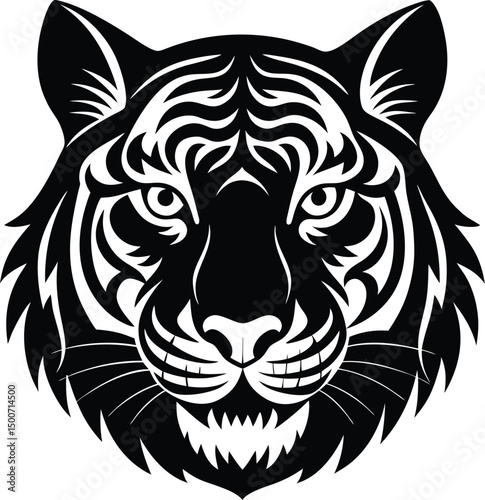 tiger head vector