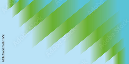  Abstract background of lines in shades of green .Vector abstract graphic design banner pattern. Gradient transitions to blend the hues seamlessly.