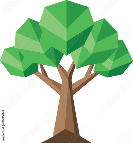 Paper texture tree