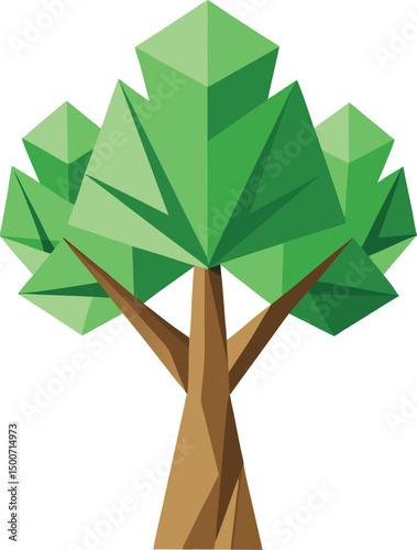 Paper texture tree