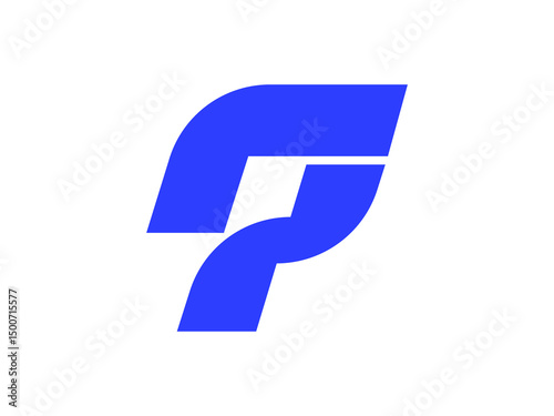 Free Download Abstract P Letter Logo Design - P Logo - GFXLoad