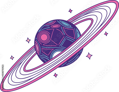 space rocket vector illustration