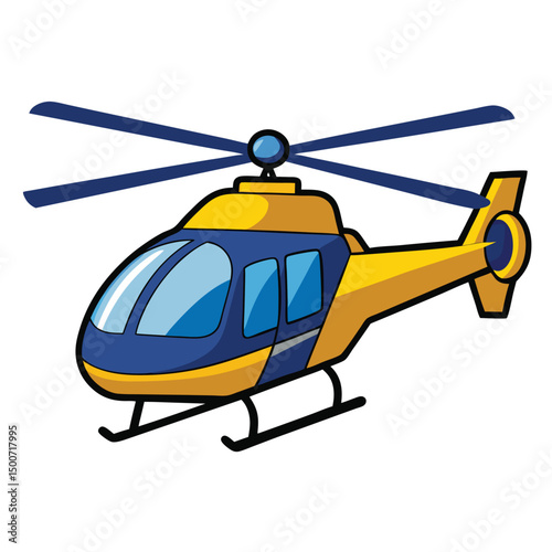 helicopter vector illustration