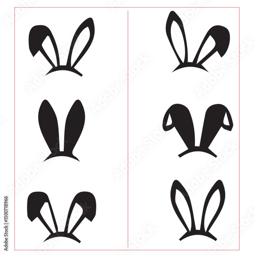 Rabbit Ear Group Image Vector
