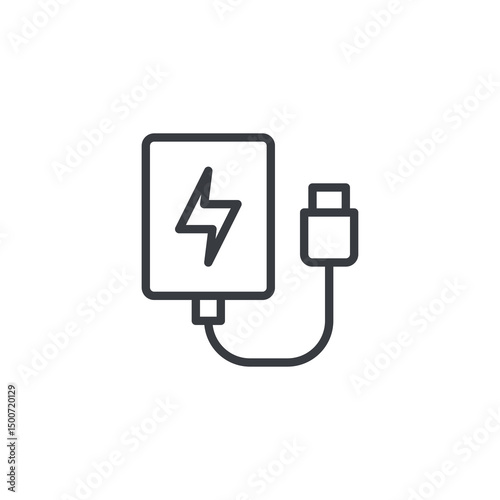 Power Bank line icon