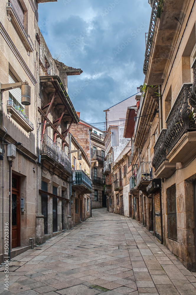 Fototapeta premium Vigo is a municipality and city of Spain located in the province of Pontevedra, autonomous community of Galicia, Spain