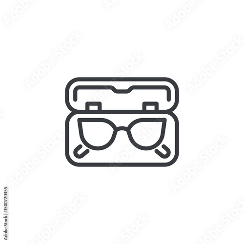 Sunglass Case line icon.