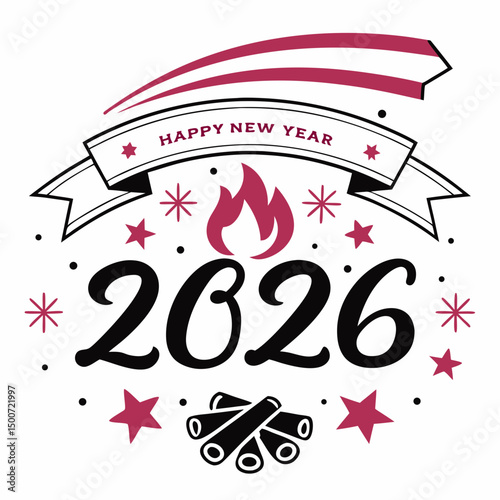 New Year 2026 Celebration Graphic – High-Quality New Design
