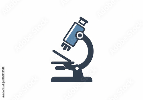 Microscope Science Research Lab Equipment Microscopy Biology isolated on transparent background