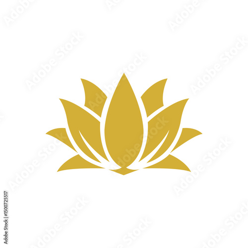 The Lotus Flower Logo showcases beauty, purity, and spiritual growth with a clean, elegant design—perfect for wellness brands, yoga studios, spas, natural products, or holistic health services.

