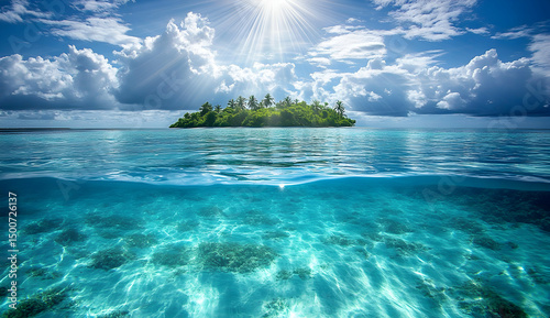 Tropical Island Ocean Paradise