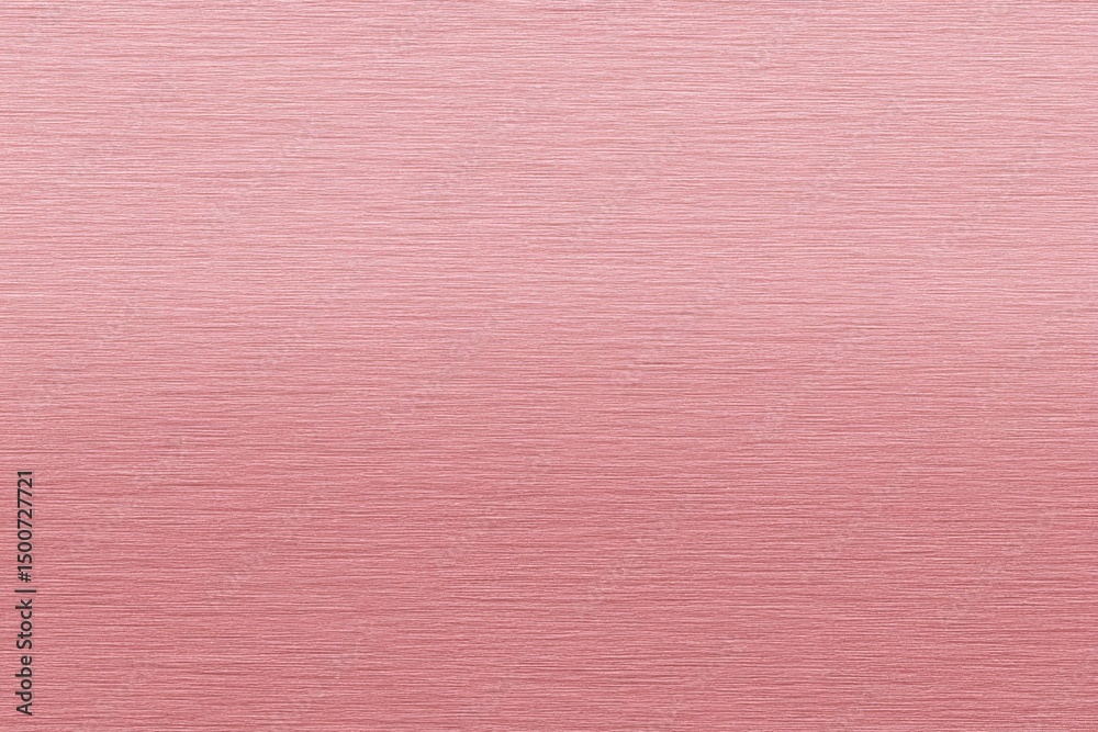 Fototapeta premium A textured pink surface with subtle horizontal lines, creating a soft, modern, and minimalistic appearance.