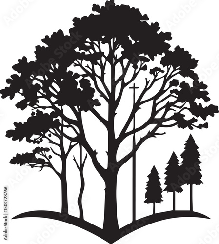 TREE collection with diverse directional markers on white background.
