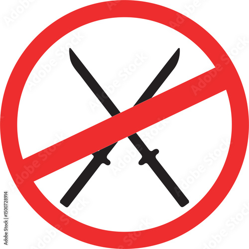 no war forbidden sign isloated on a white background