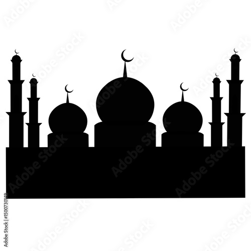 mosque silhouette