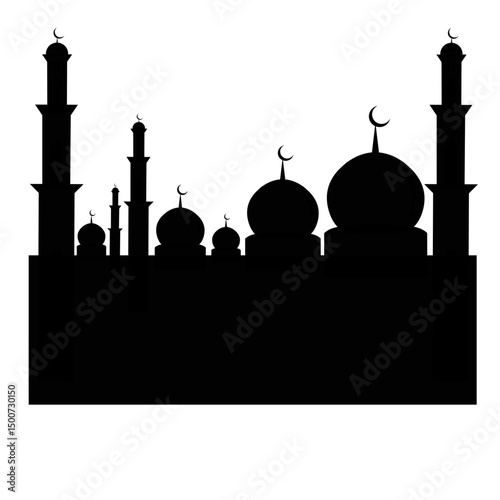 mosque silhouette