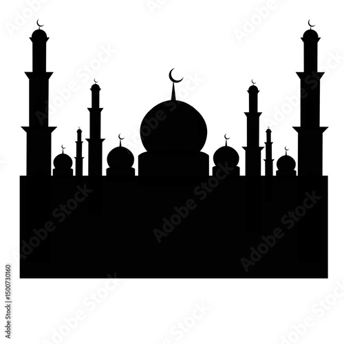 mosque silhouette