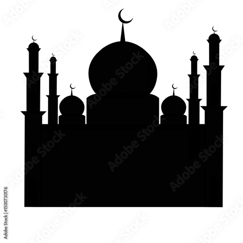 mosque silhouette