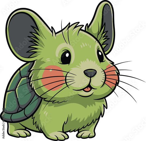 cute green mouse, large expressive eyes, fluffy fur, detailed character design, 3D render, highly detailed, studio lighting, dynamic pose, vibrant colors, whimsical, charming, endearing
