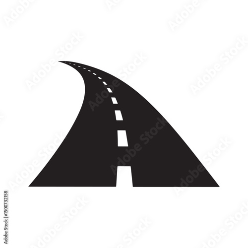 Road Logo Design Vector,