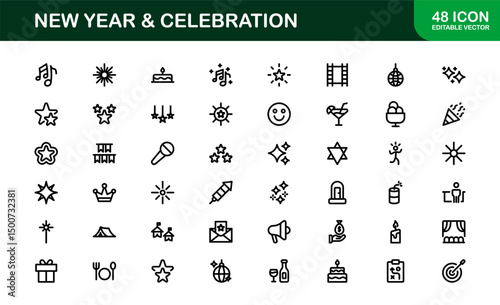 Politics Icon Set Featuring Government, Voting, Campaign, Election, and Public Service Elements in a Clean, Minimalist, SEO-Optimized Vector Style