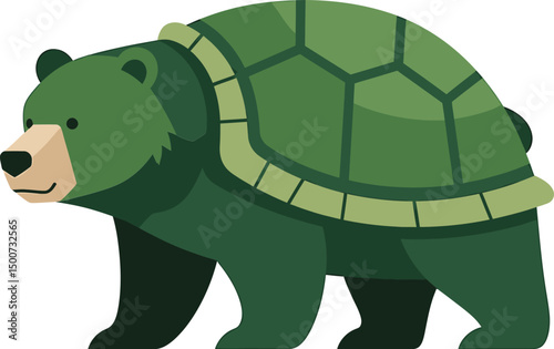 green turtle bear, realistic, highly detailed, 8k, studio lighting, photorealistic, intricate, sharp focus, highly detailed, cinematic, award winning photograph
