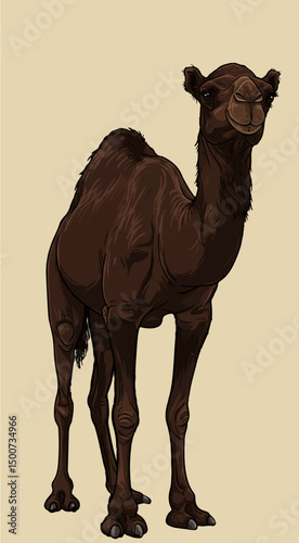 Vector Illusration of Camel 2