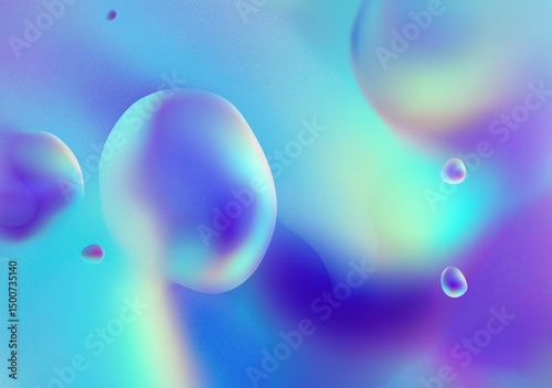 Vibrant and colorful abstract background featuring floating spheres, soft lighting, and a smooth gradient, perfect for modern and creative projects