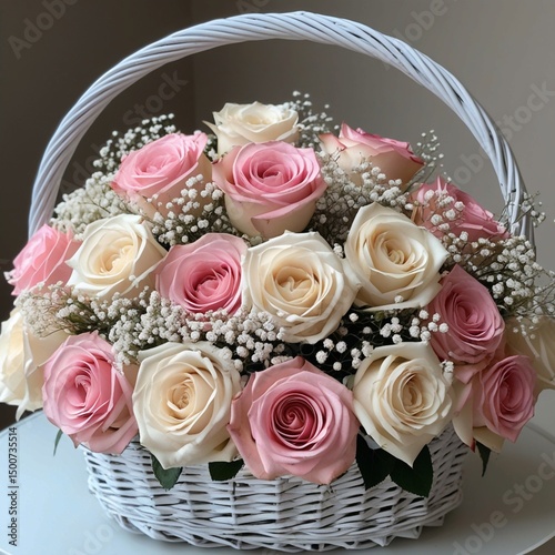 pink roses bouquet