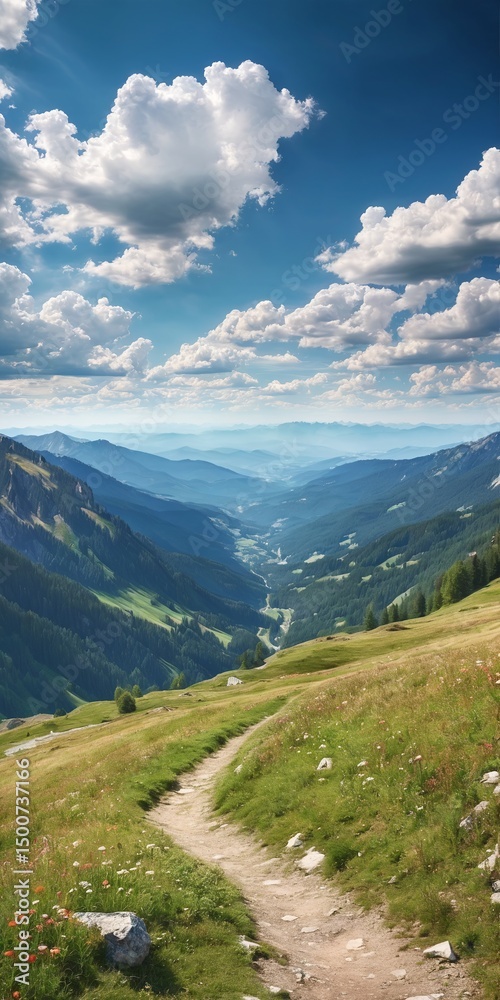 Fototapeta premium Summer mountain landscape